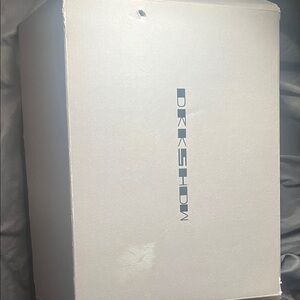 Rick Owens Black and Cream Sneaker Tongue Label Detail